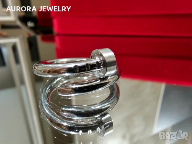 CARTIER Nail Juste un Clou Classic Silver Пръстен Пирон