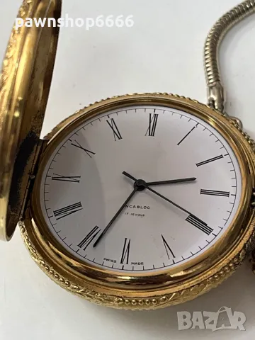 Джобен часовник INCABLOCK механичен, снимка 5 - Мъжки - 49986216