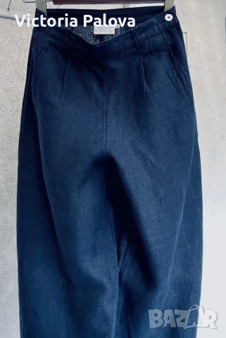 Ултра модерен ленен панталон JACKPOT BY CARLI GRY, снимка 10 - Панталони - 52085720