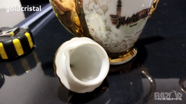 старинен немски порцелан Бавария чайник и каничка , снимка 8 - Антикварни и старинни предмети - 51635841