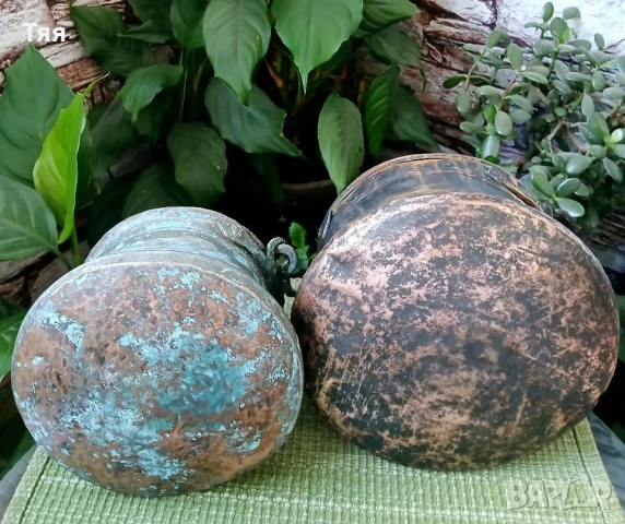 Бакърени котлета/менчета 2/3 л, снимка 3 - Антикварни и старинни предмети - 51294522