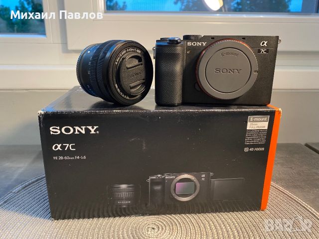 Камера Sony A7C + обектив Sony FE 28-60mm, снимка 3 - Камери - 46343784