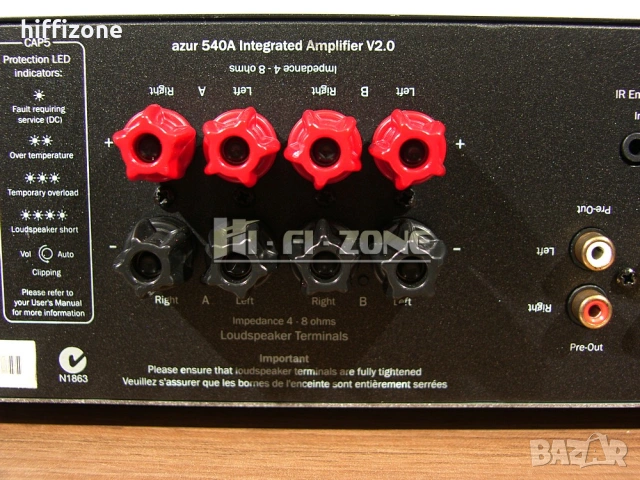 Усилвател  Cambridge audio azur 540a , снимка 8 - Ресийвъри, усилватели, смесителни пултове - 53646697