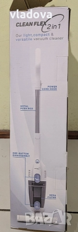Нова Вертикална и ръчна прахосмукачка 2 in 1 600W в кашон , снимка 5 - Прахосмукачки - 50112898
