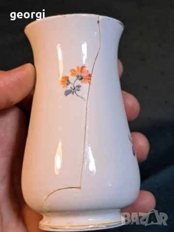 счупена ваза Meissen 27/1, снимка 3 - Вази - 51408678