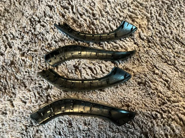 Оригинални BMW X1 F48 капак панел за дръжки черен мат (Door Panel Trim cover pull strap), снимка 3 - Части - 50417862