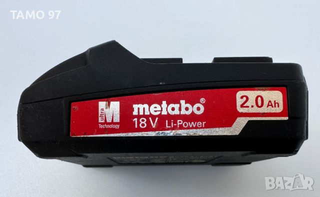 Metabo SC 60 Plus & Metabo 18V 2.0Ah - Зарядно и акумулаторна батерия, снимка 3 - Други инструменти - 45779707