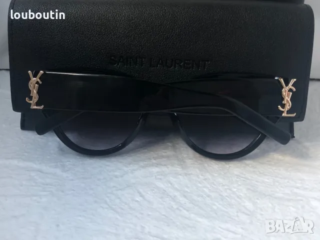 YSL Saint Laurent 2024 дамски слънчеви очила котка, снимка 16 - Слънчеви и диоптрични очила - 46958857