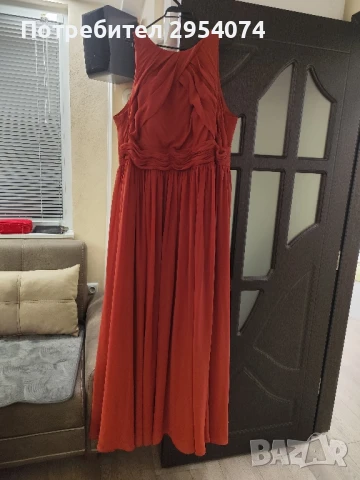 дамска рокля керемиден цвят хл 59лв, снимка 4 - Рокли - 51422771