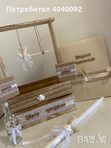 Комплекти за кръщене, снимка 3 - Декорация - 54141812