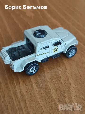 Военен джип Vintage 2012 Matchbox Battle Mission, снимка 4 - Колекции - 49967907