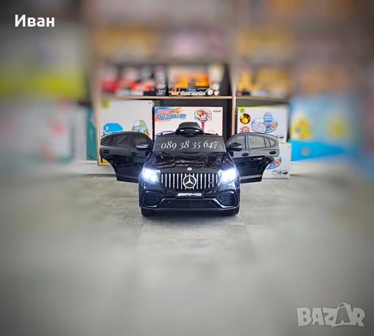 ТОП ЦЕНА!НОВО!Акумулаторна кола Mercedes GLC с 12Vбатерия,меки гуми,USB , снимка 4 - Детски велосипеди, триколки и коли - 39453159