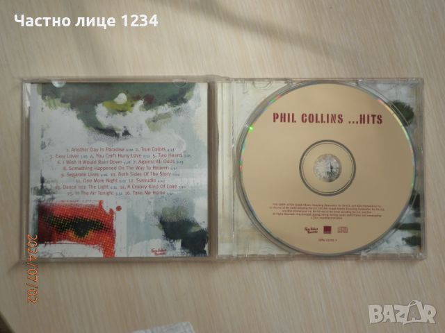 Phil Collins - ... Hits - 1998, снимка 3 - CD дискове - 46459668