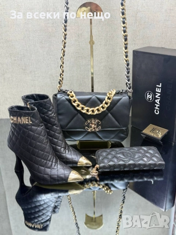 Chanel Дамски Боти Шанел - Налични Различни Модели И Цветове Код SK119, снимка 3 - Дамски боти - 52509370