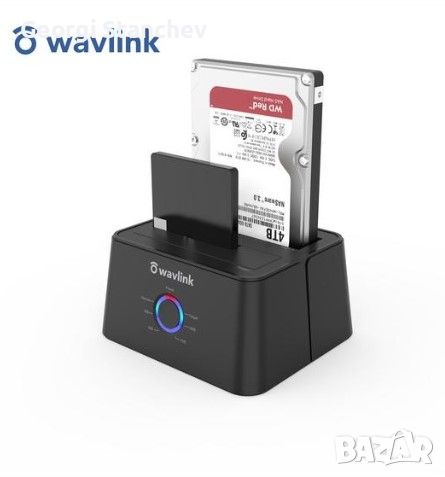 Wavlink USB 3.0 to SATA Dual Bay External Hard Drive Docking Station for 2.5/3.5 Inch SSD HDD, снимка 2 - Друга електроника - 46375307