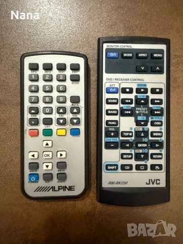 Дистанционни Кар аудио SONY,JVC,ALPINE, снимка 3 - Дистанционни - 50829201
