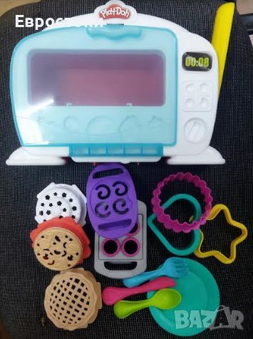Игрален комплект с пластилин Play Doh - Вълшебната кухня, снимка 8 - Пластелини, моделини и пясъци - 45942739