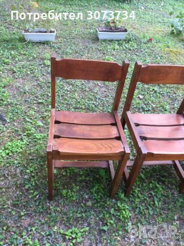 Продавам дървени стабилни столове, снимка 3 - Столове - 45835550