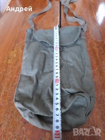 Стара брезентова торбичка #2, снимка 3 - Антикварни и старинни предмети - 52122828