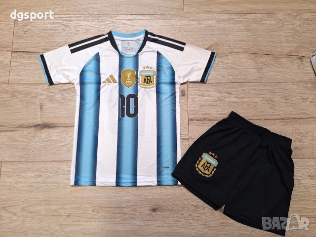 Детски екип на Лионел Меси #Аржентина#Мондиал 2026 нов модел!!!, снимка 2 - Футбол - 53292304