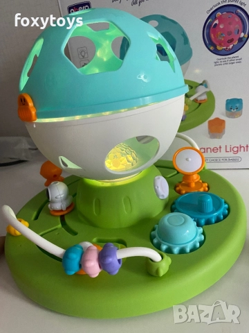 Бебешка играчка забавен Космос - сортер, формички, лабиринт, музика и светлини, снимка 5 - Образователни игри - 51263902