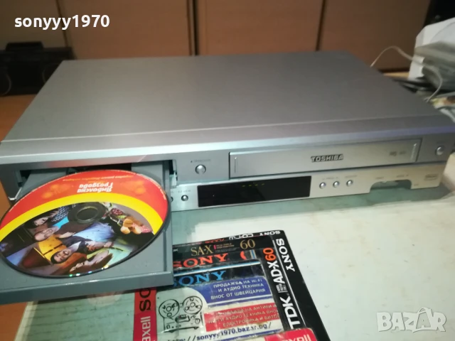 TOSHIBA SD-36VESE DVD/VHS VIDEO 1708251021LCHERY, снимка 3 - Плейъри, домашно кино, прожектори - 51390122