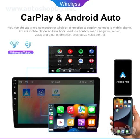 Android Car Stereo Double Din 4+64G 9-инчов Carplay Android Auto за Kia Rio 2012-2014 IPS DSP GPS RD, снимка 4 - Аксесоари и консумативи - 50930290