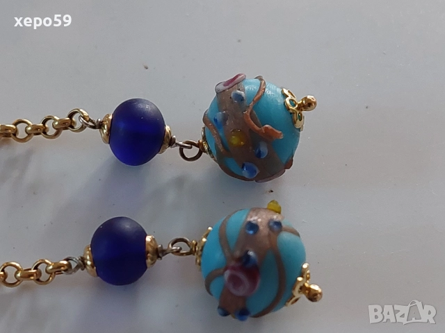 Прекрасни дизайнерски Френски златни обеци/Злато проба 750/, 1 900 лв, снимка 9 - Обеци - 52278823