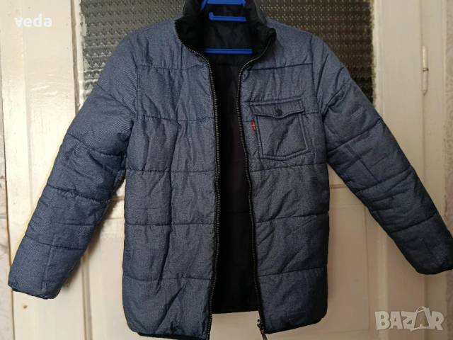LEVI'S Оригинално 100% детско ватирано яке с две лица размер 12