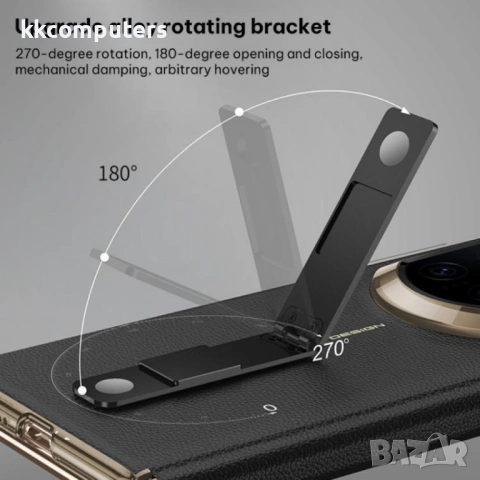 Защитен Калъф Huawei Mate X7 GKK (Веган Кожа) - 360° Защита, Ротиращ Държач 270°, Двуосен Дизайн, Вк, снимка 4 - Калъфи, кейсове - 53150951