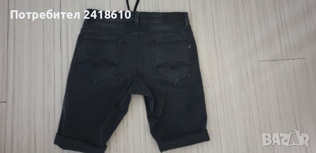 Replay Jeans Short Stretch  Mens Size 31 - 32 ОРИГИНАЛ! Мъжки Къси Панталони!, снимка 7 - Къси панталони - 51196359