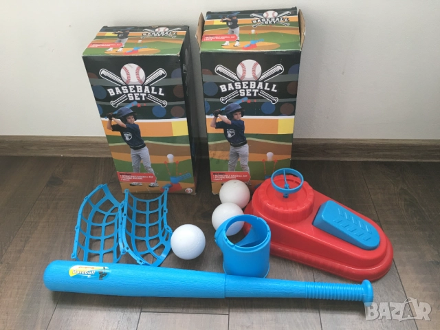 2бр. детска игра бейзбол