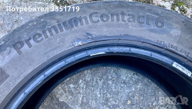 Continental 235/60/18 Premium contact 6, снимка 2 - Гуми и джанти - 53659828
