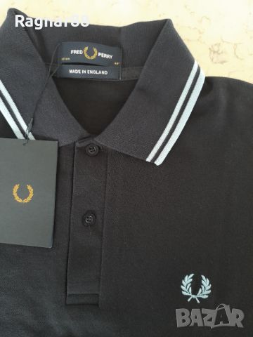 Fred Perry тениска с яка, Made in England , снимка 1 - Тениски - 46140567