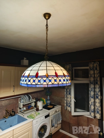Полилей тип Тифани., снимка 6 - Лампи за таван - 51939204