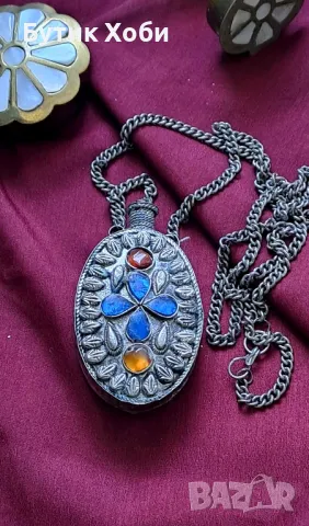 Старинно метално шишенце , снимка 2 - Антикварни и старинни предмети - 50174764