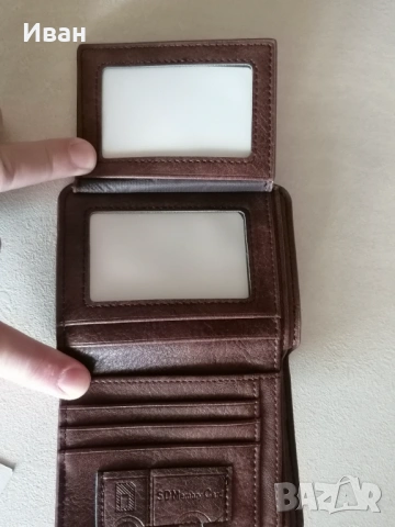 Мъжки кожен портфейл! , снимка 3 - Портфейли, портмонета - 53684366