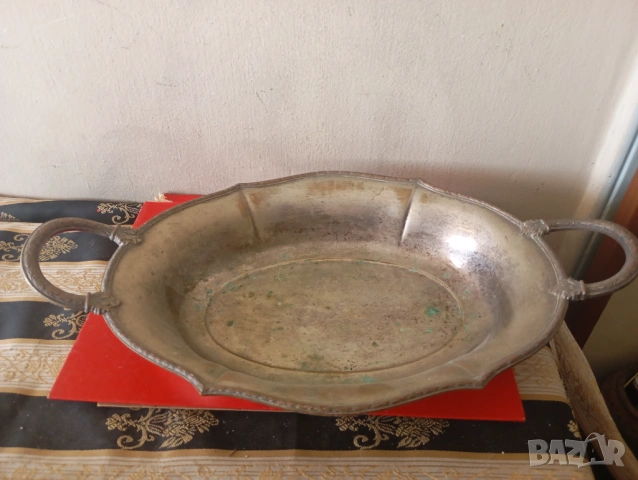 посребрена фруктиера арт деко