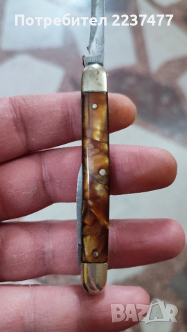 старо малко българско ножче Петко Денев , снимка 2 - Антикварни и старинни предмети - 44992946