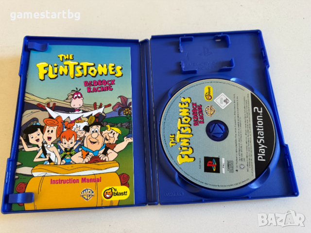 The Flintstones Bedrock Racing за PS2, снимка 3 - Игри за PlayStation - 53700223