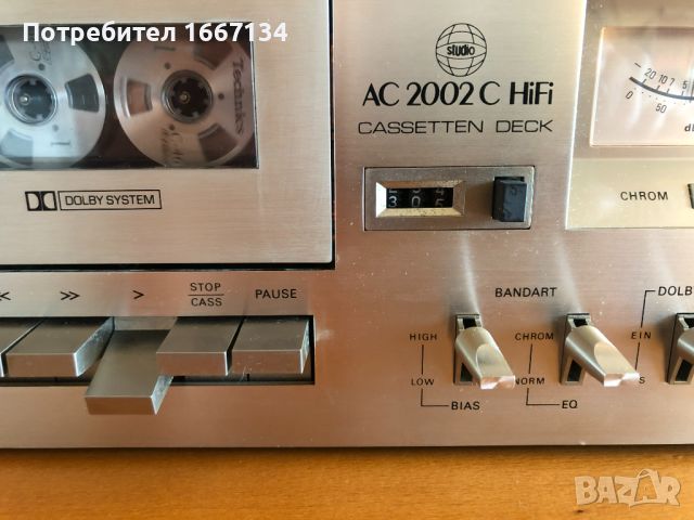 AC 2002 C Hi Fi stereo kassette deck, снимка 7 - Декове - 45276195