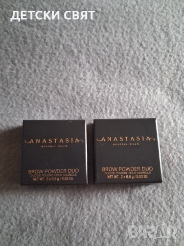 Нова пудра за вежди Anastasia Beverly Hills Brow Powder Duo, снимка 2 - Козметика за лице - 54159934