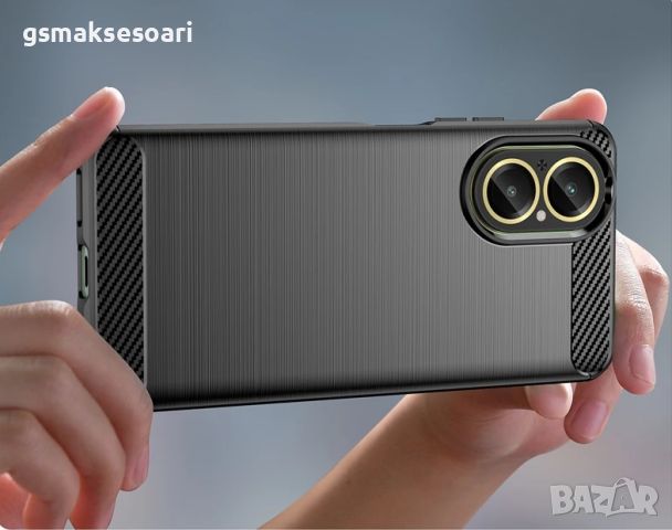 Realme C67 - Удароустойчив Кейс Гръб CARBON, снимка 6 - Калъфи, кейсове - 45672525