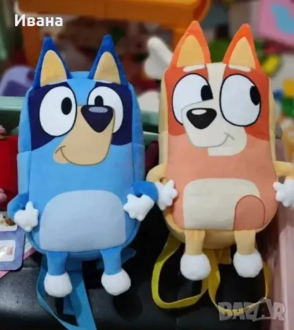 Плюшена играчка Раница Блуи и Бинго Bluey and Bingo раница, снимка 5 - Плюшени играчки - 48463699