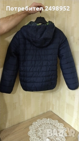 Двулицево Пролетно-есенно детско яке за момче, Размер 12 години, снимка 4 - Детски якета и елеци - 52510037