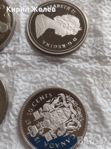 Лот монети 12 броя Канадски долара, центове непипани мат гланц перфектно състояние 43634, снимка 3 - Нумизматика и бонистика - 45020832