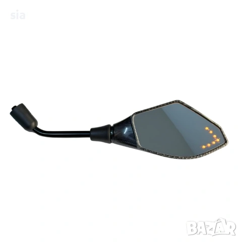 Огледала за мотор с вграден LED мигач, 2бр, снимка 3 - Аксесоари и консумативи - 40031530