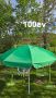 Градинански чадър с чупещо рамо и UV защита с ВЕТРОУСТОИЧИВА КЛАПА 220/220см, снимка 5