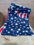 Удобни къси панталони с принт на американско знаме, дамски ежедневни, снимка 3