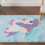 Детско килимче син едногор – UNICORN Blue, снимка 2
